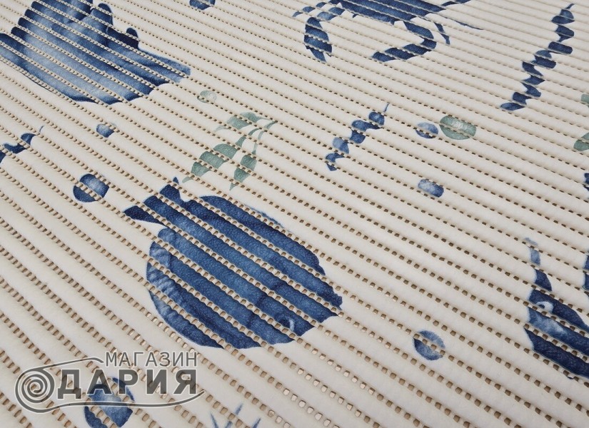 Постелка за баня 6021-1 blue